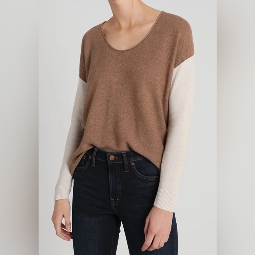 Madewell Kimball Pullover Sweater in Colorblock - Picture 3 of 8